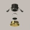 Mosiężna Oprawka Wpuszczana Downlight Round Maytoni DL058-7W3K-BS