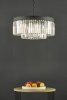 Czarny Żyrandol Kryształowy Nowoczesny CELEUS CEL0622 DAR LIGHTING
