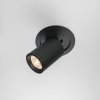 Czarna Nowoczesna Oprawa Wpuszczana Downlight HIDDEN Maytoni DL095-01-10W3K-B LED 10W