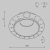 Lampa wpuszczana w sufit minimalistyczna uniwersalna okrągła aluminium biała Share MAYTONI DL051-U-2W