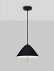 Designerska czarna lampa wisząca LED nowoczesna CARAPARI LE44654 Luces Exclusivas
