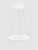 Nowoczesna lampa wisząca LED okrąg w kolorze białym BATALLAS LE44785 Luces Exclusivas