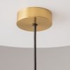 Nowoczesna designerska lampa wisząca podłużna metalowa mosiądz Levitation MAYTONI MOD376PL-01G1