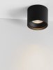 Nowoczesny plafon lampa sufitowa LED czarna tuba uniwersalna minimalistyczna aluminiowa CENVARO LE45515 Luces Exclusivas