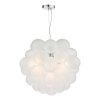 Nowoczesna Lampa Wisząca Białe Kule Szklane BUBBLES BUB0602 DAR LIGHTING