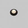 Czarna Oprawka Wpuszczana Downlight Round Maytoni DL058-7W3K-TRS-B