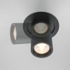 Czarna Nowoczesna Oprawa Wpuszczana Downlight HIDDEN Maytoni DL095-01-10W3K-B LED 10W