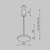 Lampa Wisząca LED 12W Plato Maytoni P076PL-L12W3K-W