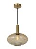 Nowoczesna designerska lampa wisząca szklany bursztynowy klosz MALOTO 45386/30/62 Lucide