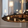 Szklana Lampa Wisząca Dymiony Klosz CLOONEY 61281 ENDON