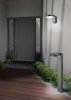 Minimalistyczny Antracytowy Słupek Ogrodowy Solarny LED Z Czuinikiem Ruchu POSADAS R42251142 RL
