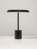 Lampka stołowa nocna czarna LED okrągła minimalistyczna uniwersalna klasyczna FOVENTO LE45441 Luces Exclusivas