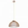 Lampa wisząca drewniana styl skandynawski szklany klosz TRE 8634 Argon 