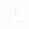 A2058-MWH RESI LAMPA BIURKOWA BIAŁY MAT+CHROM/MATT WHITE+CHROM