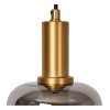 Nowoczesna Czarna Lampa Wisząca Szklany Dymiony Klosz JOANET 45494/16/65 LUCIDE