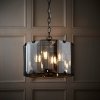 Szklana Lampa Wisząca Dymiony Klosz CLOONEY 61281 ENDON