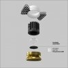 Mosiężna Oprawka Wpuszczana Downlight Round Maytoni DL058-7W3K-TRS-BS