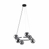 Designerska molekularna lampa wisząca w kolorze czarnym szklane grafitowe klosze kule ANABELLE 6843 TK-Lighting