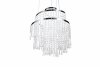 Kryształowy Dekoracyjny Żyrandol LED W Kolorze Chrom POMP R37341106 RL