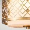 Designerska lampa wisząca Ziggy Elstead Lighting ZIGGY-1P-S-LG Lakierowane złoto