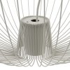 Nowoczesna Lampa Wisząca w Stylu Loft Szara PUMPKIN M SILK GRAY 11244 NOWOVORSKI