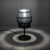 Dekoracyjna lampka stołowa nocna w stylu boho podwójny czarny abażur do salonu jadalni sypialni CALISTO 5895 TK-Lighting