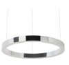 LAMPA WISZĄCA LED RING 60 SREBRNA KING HOME