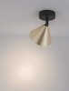 Plafon lampa sufitowa nowoczesny uniwersalny złoty trójkątny na wysięgniku aluminiowy regulowany możliwość ściemniania SALVADO LE45595 Luces Exclusivas