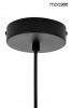 Minimalistyczna Lampa Wisząca Czarna LED SPINNER MSE010100315 MOOSEE