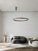 Nowoczesna Lampa Wisząca Brązowy Pierścień BARI LE44320 LUCES EXCLUSIVAS
