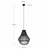 Lampa sufitowa bambusowa 46x46x50cm