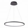 Nowoczesna Lampa Wisząca LED Czarny Okrąg VINOLA PND-56135B-080RPC-BK-3KS4K-TRDIMM ITALUX