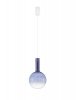 Szklana Lampa Wisząca Minimalistyczna Niebieski Szklany Klosz JAVIER LE44478 Luces Exlusivas