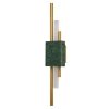 Nowoczesny designerski kinkiet ścienny LED glamour zielono złoty marmurowy geometryczny ELLIE ST-7007W-GREEN Step Into Design