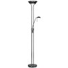 Designerska Lampa Podłogowa Nowoczesna Czarna ROME ROME-BC ENDON