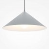 Nowoczesna Lampa Wisząca Basic Colors Maytoni MOD167PL-01GR Stożkowy Kształt Szara