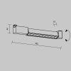 Ścieżka świetlna lampa szynowa LED prostokątna aluminium biała Points MAYTONI TR010-1-10W4K-M-W-DE