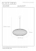 Lampa Wisząca Industrialna Złota WOLFRAM 21417/99/02 LUCIDE