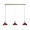 Chrom Lampa Wisząca Vintage Czerwone Klose HADANO HAD3661-08 DAR LIGHTING