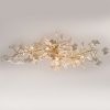  Dekoracyjna nowoczesna biała lampa wisząca ceramiczne listki 7 źródeł światła podłużna designerska boho BOTANIKA XY080P-120 Step Into Design