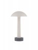 Lampa zewnętrzna do ogrodu stojąca LED biała wykonana z cementu minimalistyczna nowoczesna niska IP65 Luces Exclusivas