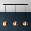 Lampa Wisząca Nowoczesna Miedziane Szklany Klosze Kule BOLI 102929 ENDON