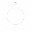 Nowoczesny drewniany kinkiet ścienny okrągły RING TIMBER LED XL 11292 Nowodvorski Lighting