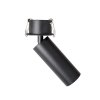 Lampa sufitowa podtynkowa plafon LED minimalistyczna klasyczna czarna aluminiowa regulowana tuba Halo C H0125 MAXLIGHT 