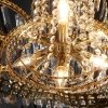 Złoty Żyrandol Szklany Glamour ADAGIO 96819-GO ENDON