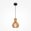 Lampa wisząca designerska rustykalna brązowa nad stół do jadalni do salonu ozdobna regulacja wysokości Roots MAYTONI MOD192PL-01W