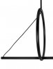 Designerska lampa wisząca salonowa okrąg listwa czarna geometryczna STICK MSE1501100534 MOOSEE King Home