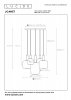 Nowoczesna Lampa Wisząca Czarna Szklane Klosze JOANET 45494/15/65 LUCIDE