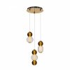 Szklana Designerska Lampa Wisząca LED Nowoczesna DROP MOD273PL-L33G3K MAYTONI