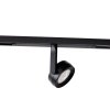 Lampa do szynoprzewodu LED czarna okrągła minimalistyczna nowoczesna On-Off- MICRO11 N0010N MAXLIGHT